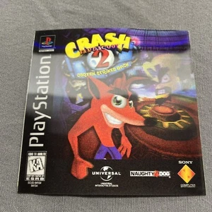 Crash Bandicoot 2 Cortex Strikes Back-COMPLETE Holo Cover/Display! Rare! - Picture 1 of 1