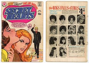 Secret Hearts #145 (FR 1.0) Bronze Age Romance Teenage Love 1970 DC Comics