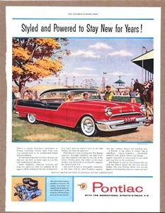 1955 PONTIAC 870 CATALINA Original Vintage Auto Promo Ad - Picture 1 of 1