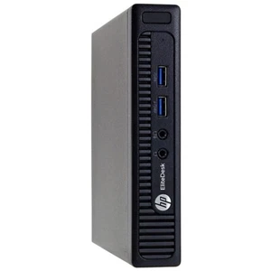 HP Desktop Computer Mini PC Intel i5 8GB RAM 500GB HDD Windows 10 Home Wi-Fi - Picture 1 of 5