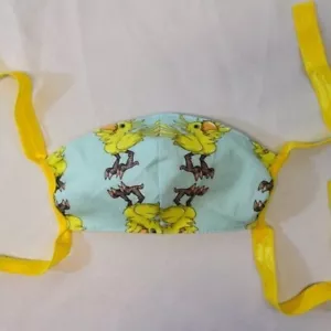 Chocobo - Zweilagige wiederverwendbare waschbare Baumwoll-Gesichtsmaske - Bild 1 von 4
