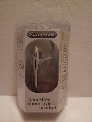 Wireless Gear brand Hands-Free Boom Style Headset - Built In Microphone wired - Image 1 of 4