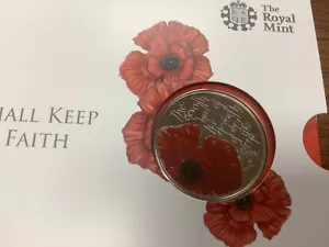 2013 Alderney Remembrance Day Mohn £5 Brillante unzirkulierte Münzpackung versiegelt - Bild 1 von 5