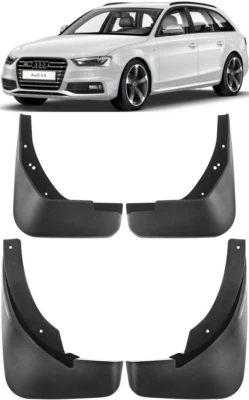 Genuine Splash Guards Mud Flaps For 2008-2015 Audi S4 A4 S-Line B8 Estate Avant - Image 1 of 4