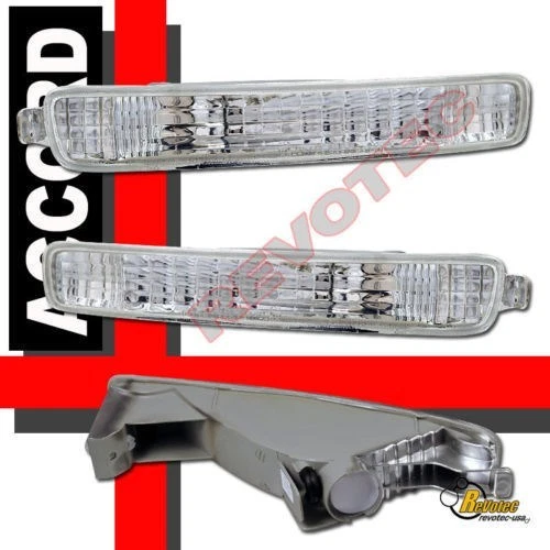 Luces de señalización de parachoques delanteras Euro Clear para Honda Accord 1996 1997 diestro + derecho Foto 1 de 1