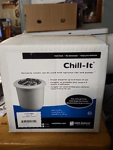 San Jamar CHILL-IT 2qt Crock Black - Picture 1 of 4