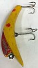 Ok - Doke 22 Lure 3? Hard To Find Color Yellow Red Green Nice Old Vintage Lure