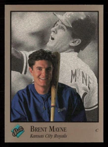 1992 Studio Brent Mayne #186 Kansas City Royals Baseball Card - Picture 1 of 2