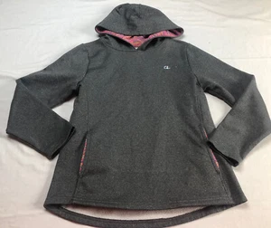 Champion Performance Hoodie Sweater Girls Gray Pockets Stretch Size XL Sports - Picture 1 of 8