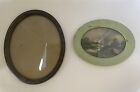 Vintage 1920’s Oval Metal Frame Lot Of Two
