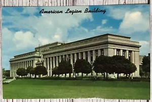 American Legion Building Indianapolis Indiana Vintage Postkarte - Bild 1 von 2