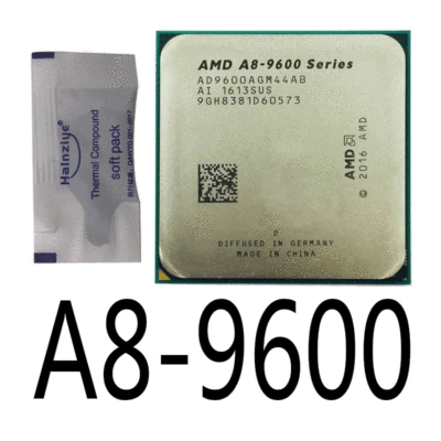 AMD APU A8-9600 3.1GHz 4Core 6GPU 2M Socket AM4 CPU Processor - Image 1 of 2