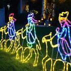 Outdoor Christmas LED Three 3 Wise Men Silhouette Motif Light Decor 2023