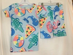 New Carter's Girls Flamingo Pajama Set Snug fit Short Sleeve Shorts many size - Picture 1 of 4