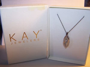 NEU KAY JUWELIER DIAMANT IM RHYTHMUS INFINITY STERLING ANHÄNGER UND KETTE - Bild 1 von 10