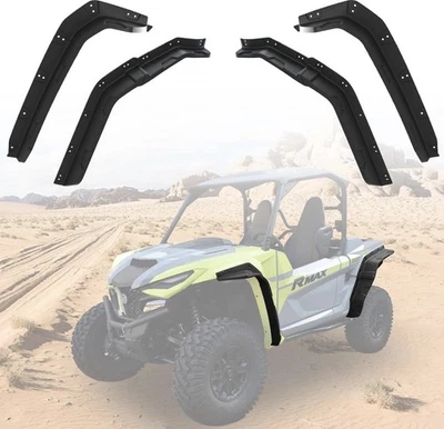 Full Set of Fender Flares Fit 21-24 Yamaha Wolverine RMAX2 1000 Mud Guards Foto 1 de 2