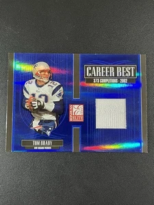 2005 Donruss Elite #CB-45 Tom Brady Karriere Best Game Worn Jersey Patch /175 - Bild 1 von 2