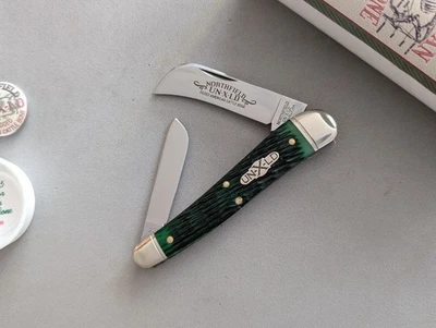 GEC Great Eastern Cutlery #38 Northfield John Chapman 383225 Tractor Green Bone - Image 1 of 4