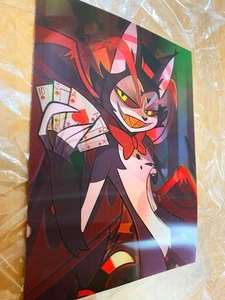 m3 Poster Hazbin Hotel Lenticular Husk Rare Promo Official Art 2023 Japan Anime - Picture 1 of 4