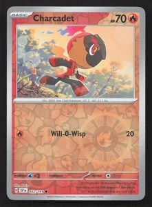 Pokemon Charcadet - 032/191 Reverse Holo Common SV08: Surging Sparks NM - Picture 1 of 2