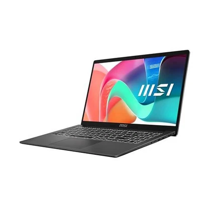 MSI Modern 15 Laptop i7-1355U 15.6" FHD 16GB RAM 512GB SSD WiFi 6E FreeDOS Gray - Immagine 1 di 4