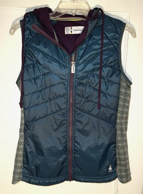 Chaleco con Capucha Aislante Smartwool Doble Propulsión 60 Verde Talla M Foto 1 de 4