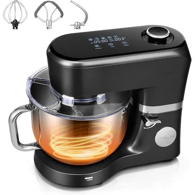 6 Qt Food Stand Mixer with Fermentation, One-Touch Presets Electric Dough Mixer