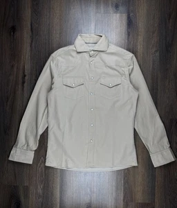 Brunello Cucinelli Casual Easy Fit Western Shirt Size Large - Picture 1 of 16