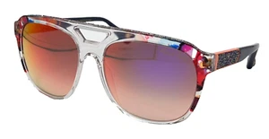 ROBERT GRAHAM - ZEUS CLR 60/17/150 - CLEAR FLORAL - NEW Authentic SUNGLASSES - Picture 1 of 3