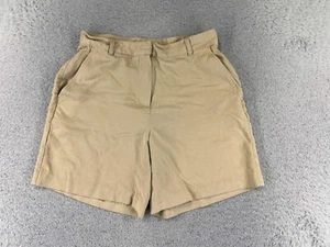 Tommy Bahama Shorts Womens 2 Beige 100% Silk Pockets Beach Vacation Travel - Picture 1 of 14