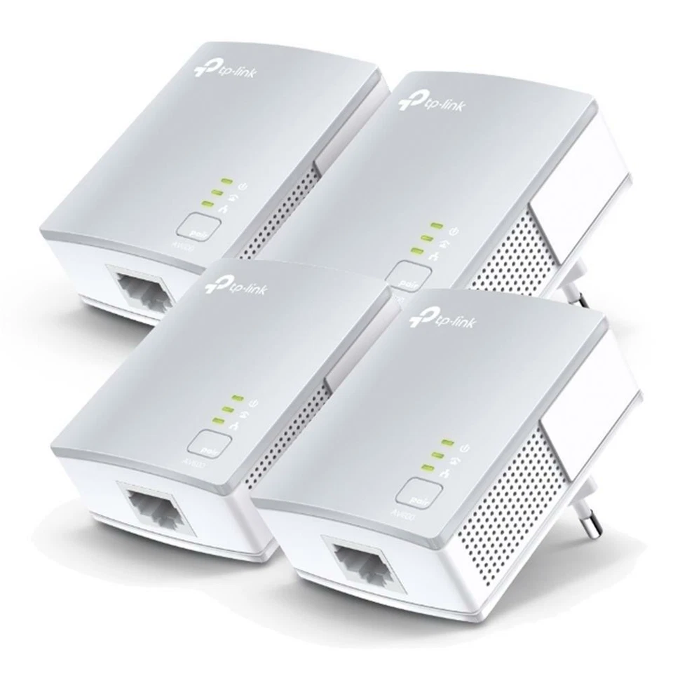 TP-LINK AV600 Powerline Ethernet (no wireless) Kit (4x600Mbps) quattro TL-PA411 - Immagine 1 di 1