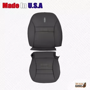 1993 to 1996 For Lincoln Mark 8 Front Driver Bottom & Top Leather Cover in Black - Bild 1 von 5