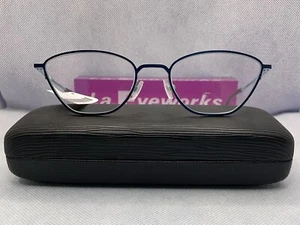L.A. Eyeworks - Limited Edition Glasses Dosti- Blue & Blue - NEW - Picture 1 of 4