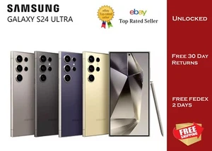 Samsung Galaxy S24 Ultra 5G SM-S928U 256GB 512GB ALL Colors Very Good Condition - Picture 1 of 16