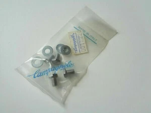*NOS Vintage 1980s Campagnolo Super /C Record INOX pedal toe clip mounting bolts - Picture 1 of 2
