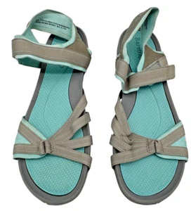 Sandalias de senderismo Baretraps Sonya para mujer talla 10M gris aguamarina correa ajustable al aire libre - Imagen 1 de 12