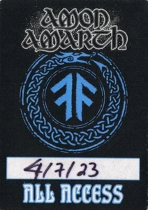 AMON AMARTH 04.07.2023. ZAGREB KROATIEN - ALLE ZUGÄNGE - BACKSTAGE-PASS - Bild 1 von 1