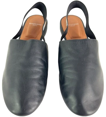 Босоножки Givenchy Rivalton черные кожаные с ремешком Mule 35,5–5,5 США - Изображение 1 из 4
