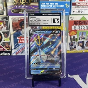 EMPOLEON V POKEMON (2021) BLACK STAR PROMO SWSH108 CGC GEM MINT 9.5 - Picture 1 of 2