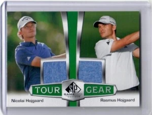 Tarjeta de recuerdos 2024 SP juego usada Nicolai Hojgaard Rasmus Hojgaard Tour Gear - Imagen 1 de 2