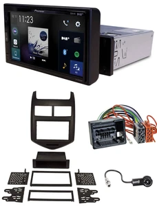 Pioneer DAB MP3 Bluetooth USB Autoradio für Chevrolet Aveo T300 ab 2011 schwarz - Bild 1 von 10
