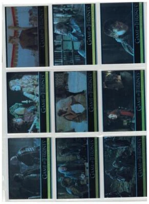 2013 GAME OF THRONES SEASON 2 FOIL PARALLEL COMPLETE SET OF 88 CARDS GREAT ITEM! - Image 1 of 4