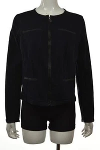 Lauren Jeans Co Ralph Lauren Womens Jean Jacket Size 12 Blue Dark Wash Denim - Picture 1 of 4