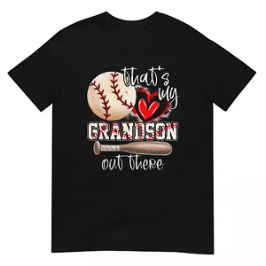 That'S My Grandson Out There Baseball Grandma Mothers Day T-Shirt - Picture 1 of 17