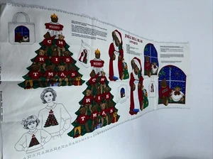 Cranston Natale Jingle Bell Bear Applique Resto Tessuto Applique - Foto 1 di 7
