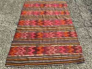 5x8 Vintage Türkischer Kelim Teppich, Teppiche für Wohnzimmer, Schlafzimmerteppiche Teppiche - Bild 1 von 10