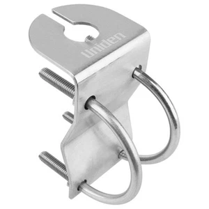 Uniden MBU-02 Glossy Stainless Steel Bull Bar Antenna Mount with Cable Slot - Picture 1 of 1