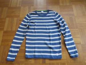 Pullover, S.Oliver, Größe M, langarm, blau-weiß gestreift - Bild 1 von 3