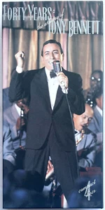 "FORTY YEARS THE ARTISTRY OF TONY BENNETT" 4 CDs & BOOKLET BOX SET 1991 COLUMBIA - Foto 1 di 4