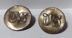 Rosetas bridas de caballería de la era de la Guerra Civil de Estados Unidos de latón. - Imagen 1 de 8
